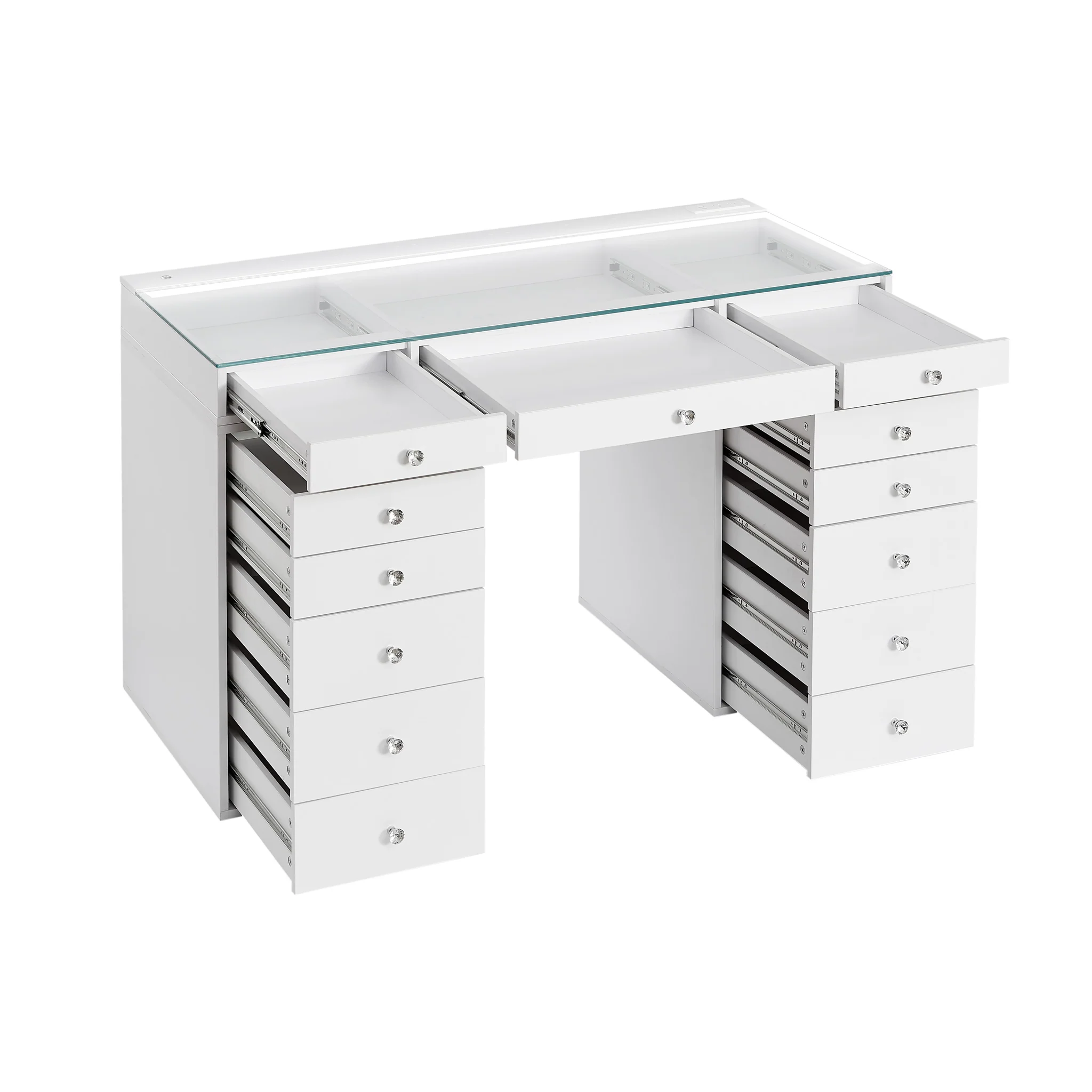 SlayStation® Lumina Plus 2.0 Vanity Table w/ LED Light - Image 4
